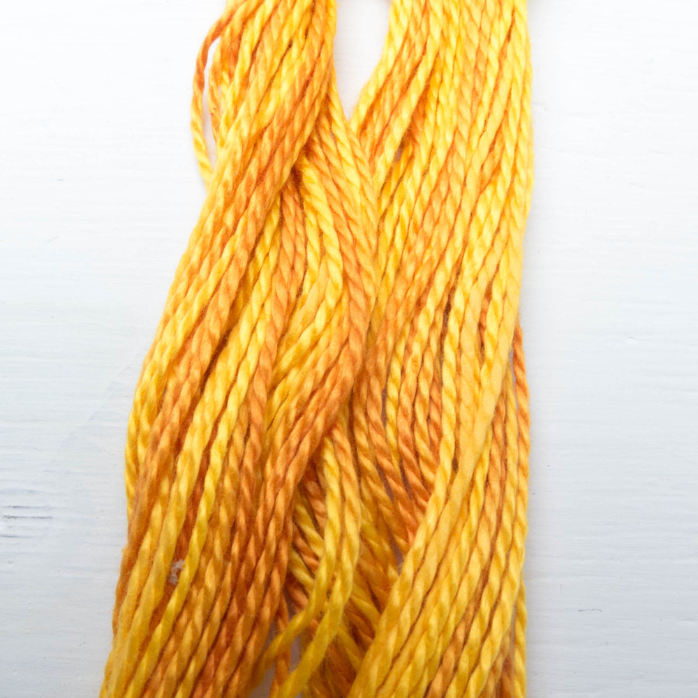 Size 3 Perle Cotton Thread - Weeks Dye Works Marigold (2225) Perle Cotton - Snuggly Monkey