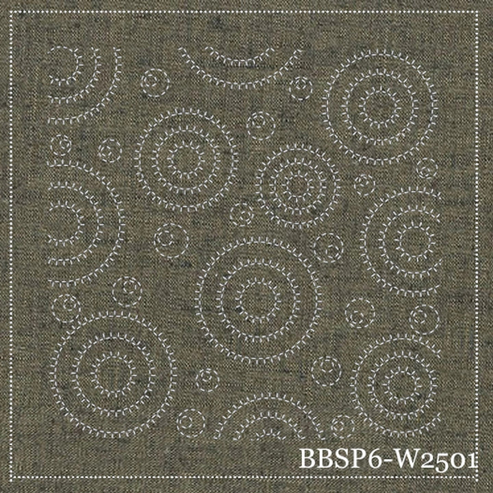 Water Ripples Pre-Stenciled Sashiko Sampler