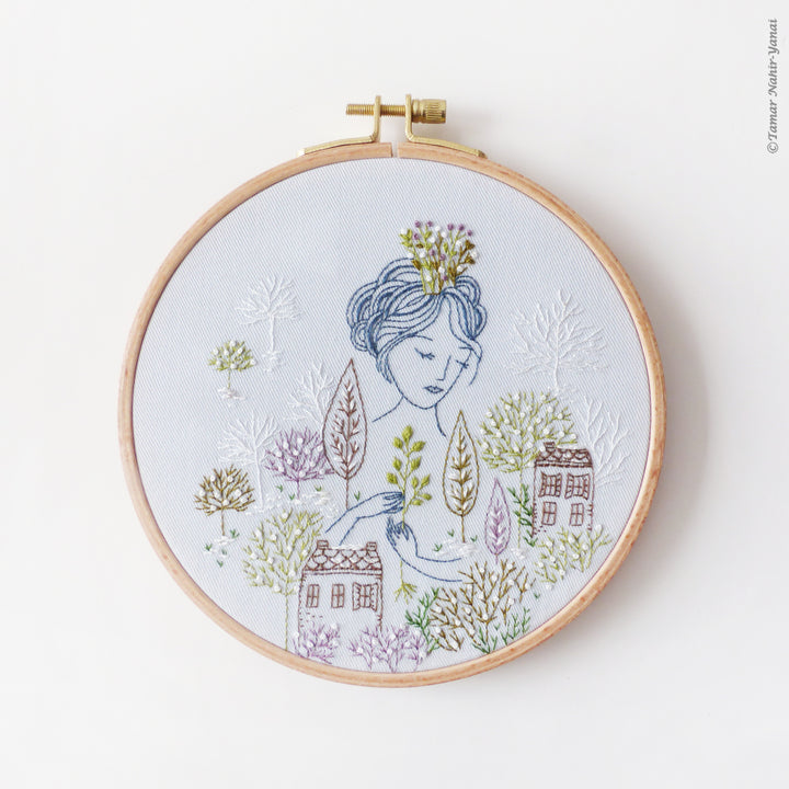Winter Queen Embroidery Kit