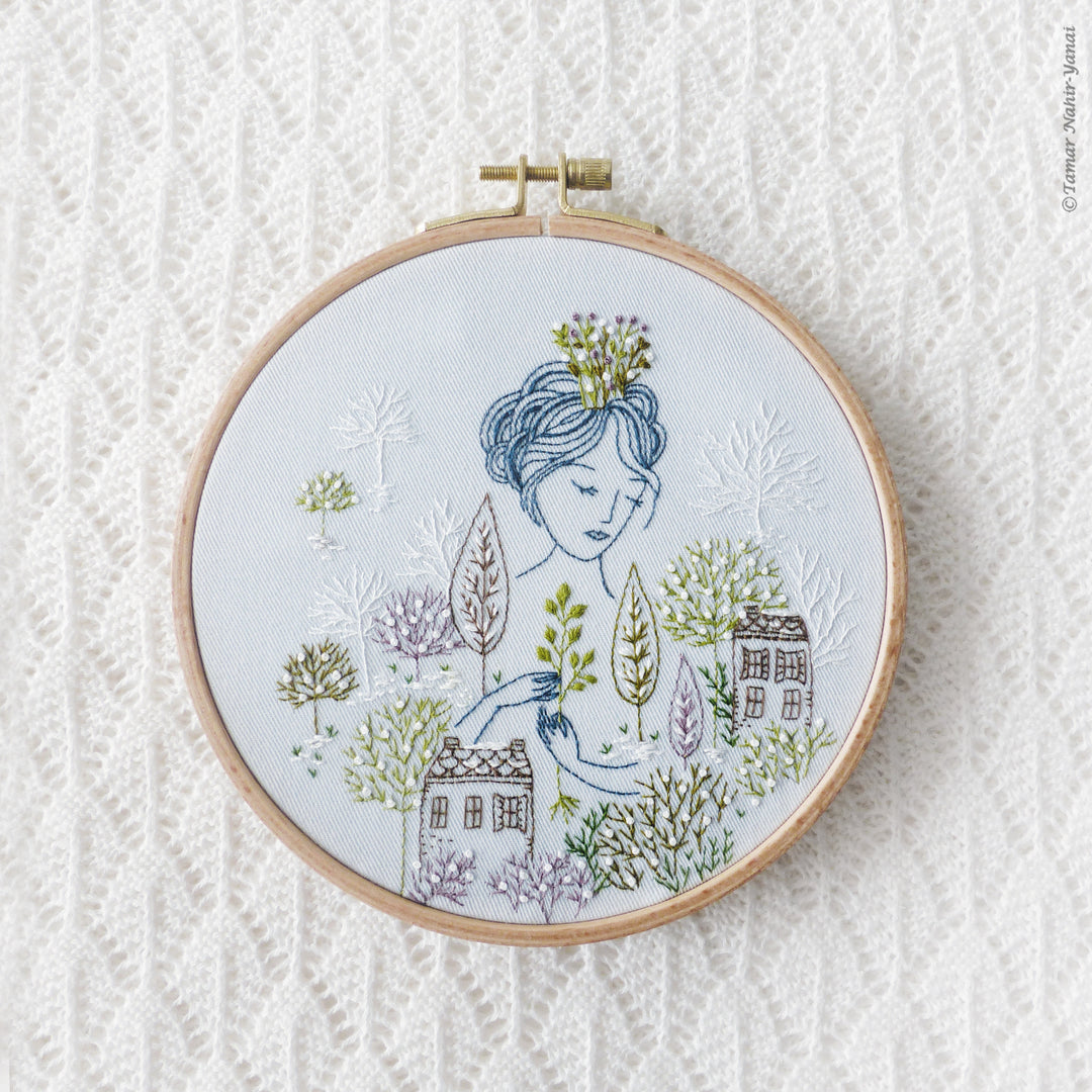 Winter Queen Embroidery Kit