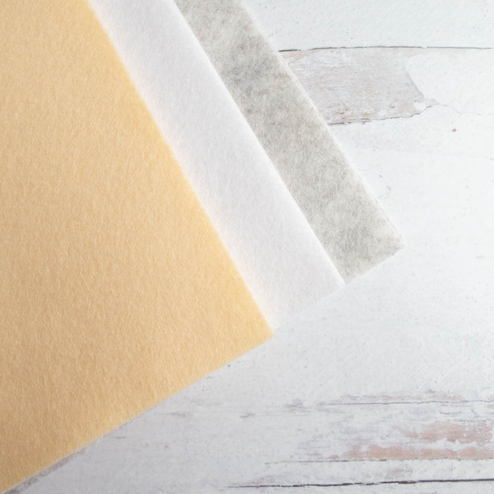 Wool Felt Sheet Collection -Light Neutrals #2