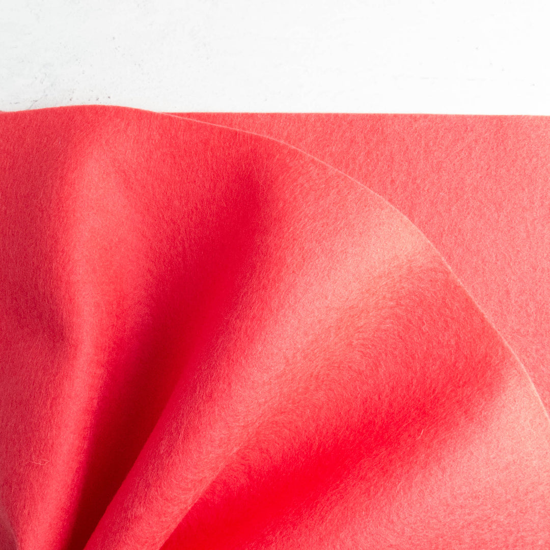 Wool Felt Sheet - Strawberry (21)