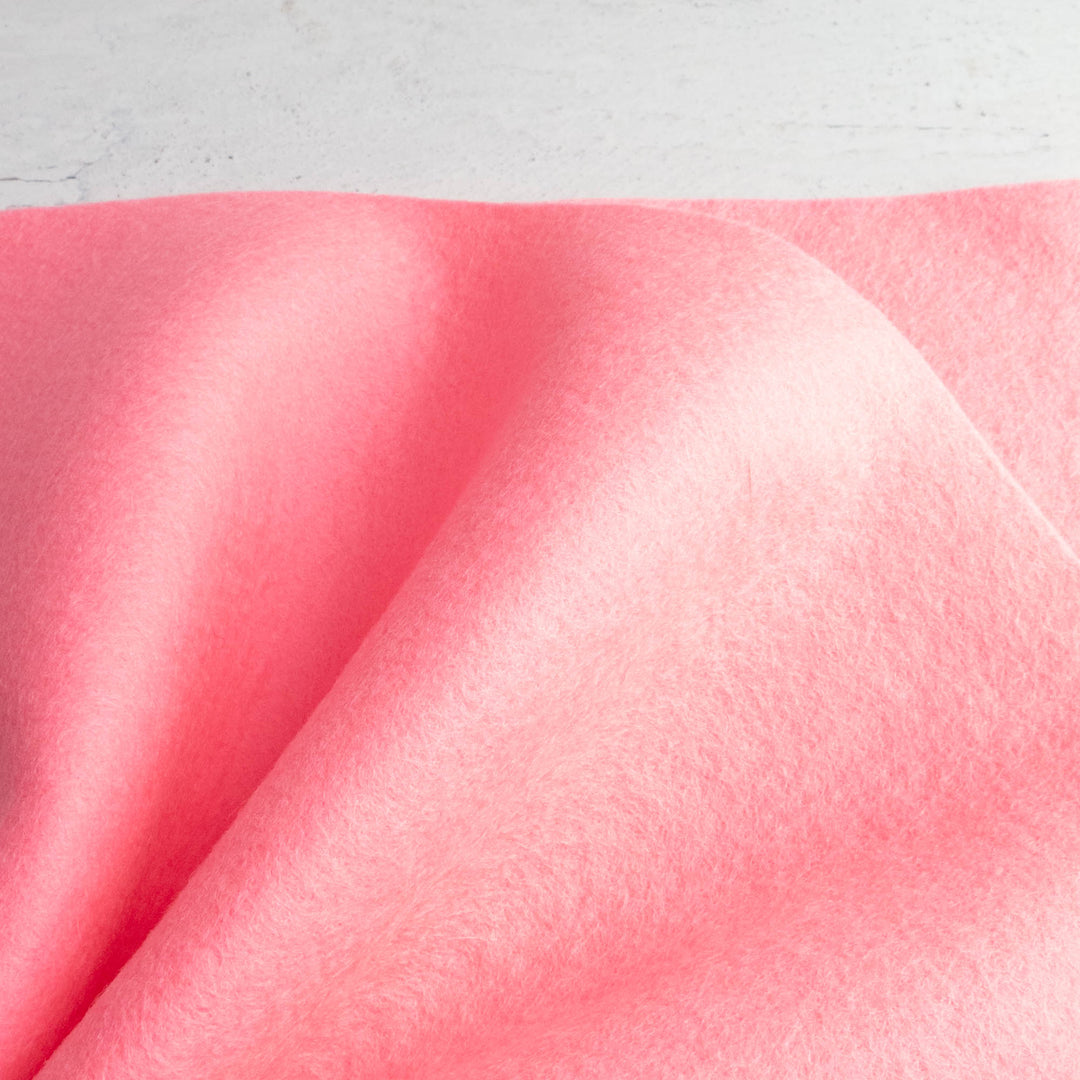 Wool Felt Sheet - Neon Pink (6)
