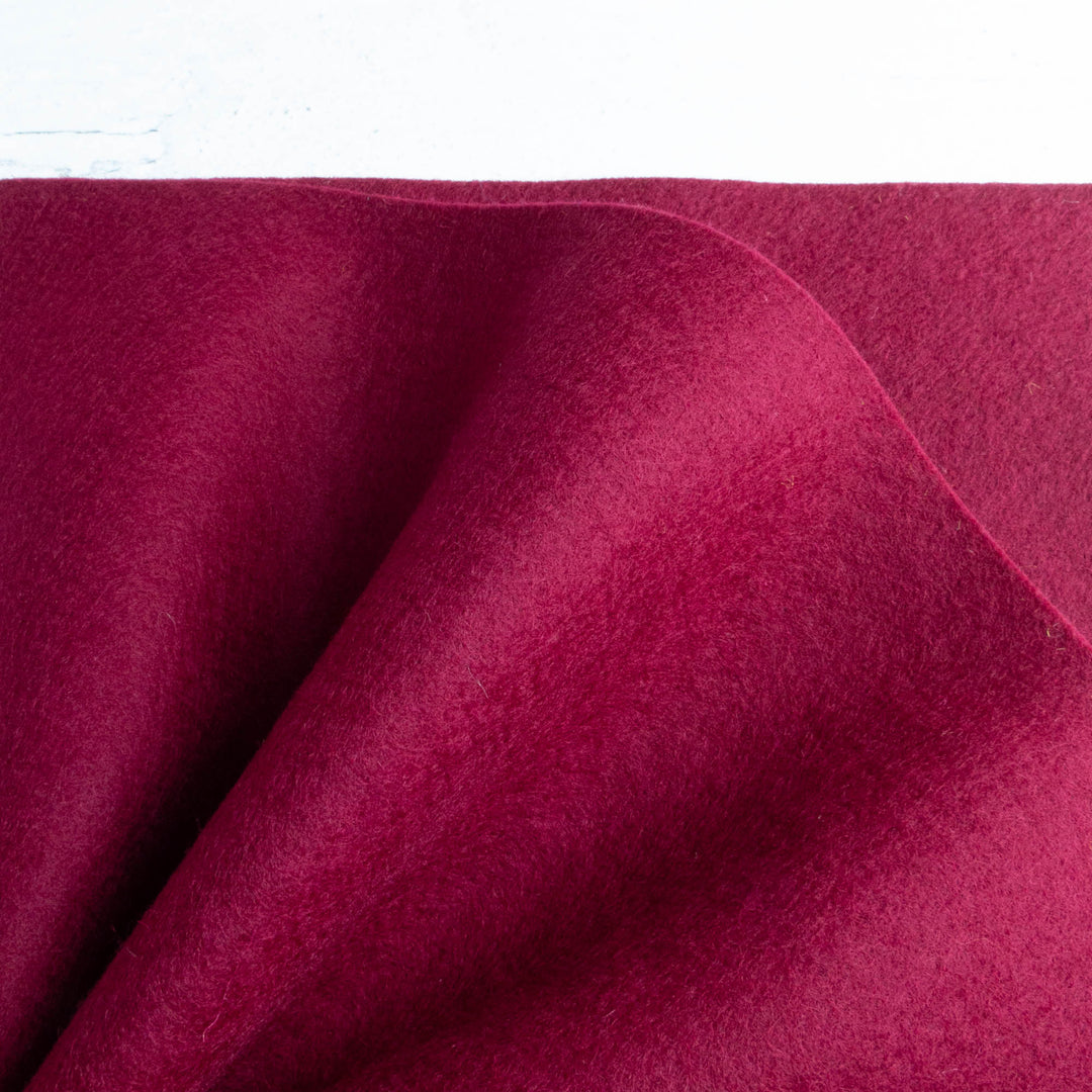 Wool Felt Sheet - Bordeaux (24)