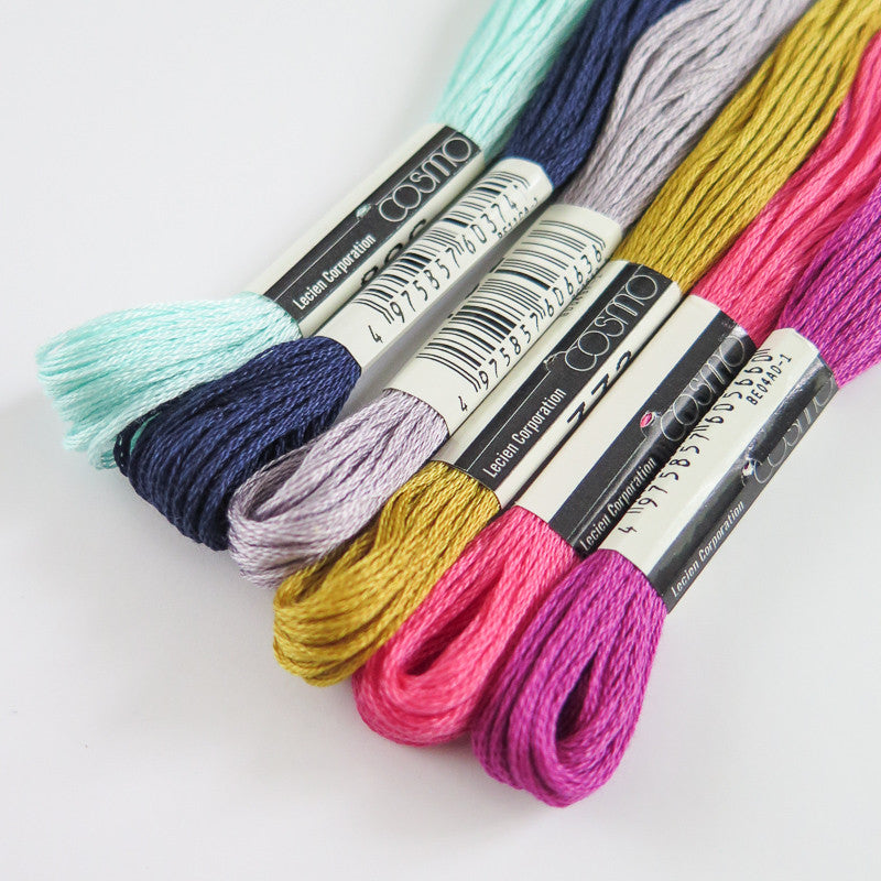 Moroccan Moth Embroidery Thread Set Floss - Snuggly Monkey