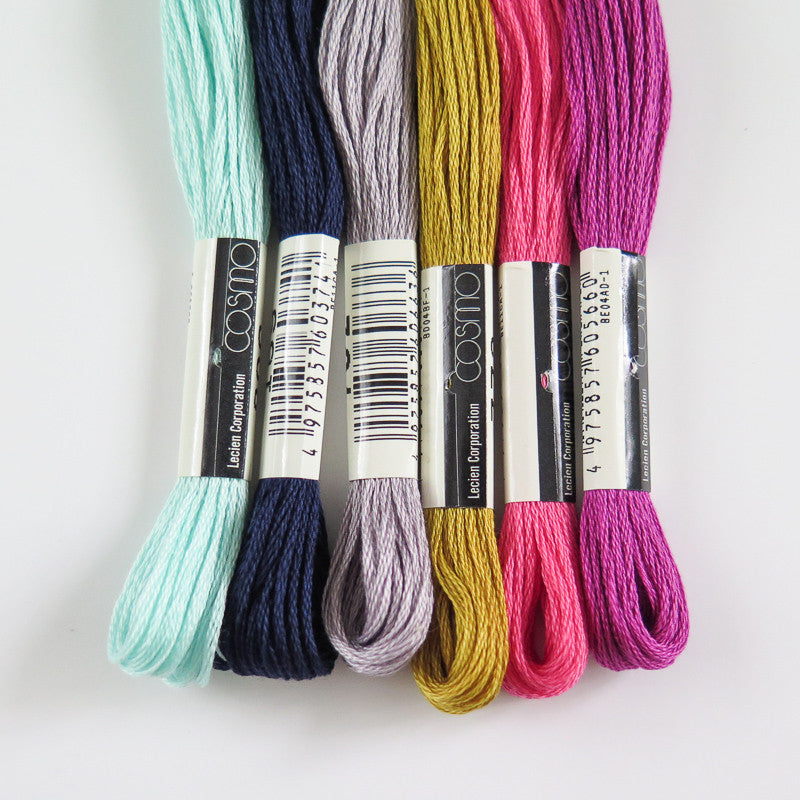 Moroccan Moth Embroidery Thread Set Floss - Snuggly Monkey