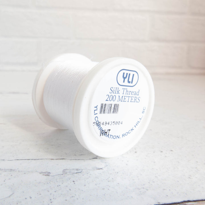 YLI Silk #100 Thread - White