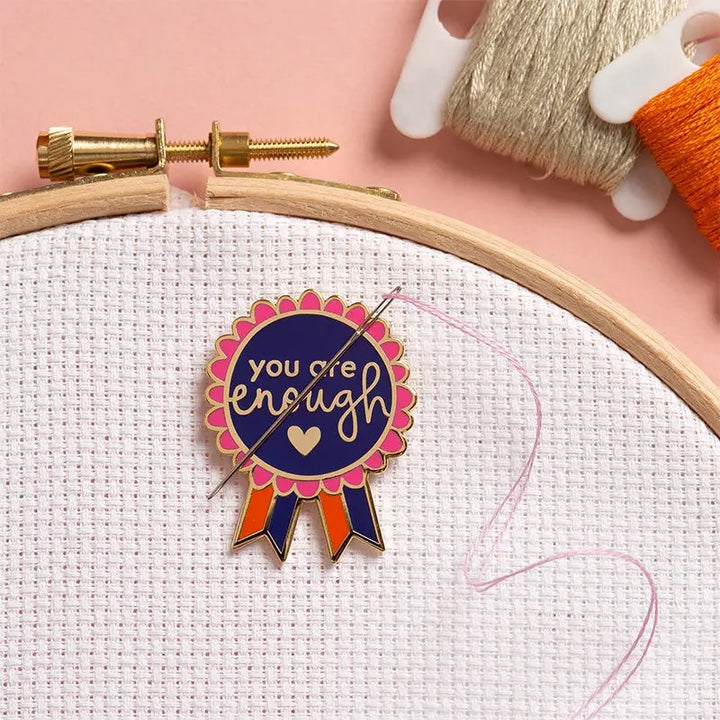 Magnetic Enamel Needle Minder - You Are Enough