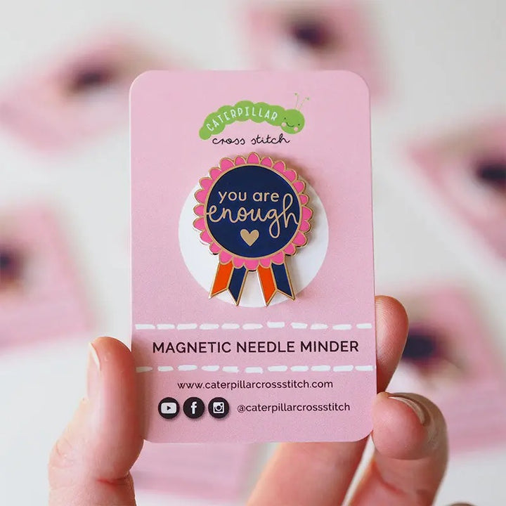 Magnetic Enamel Needle Minder - You Are Enough
