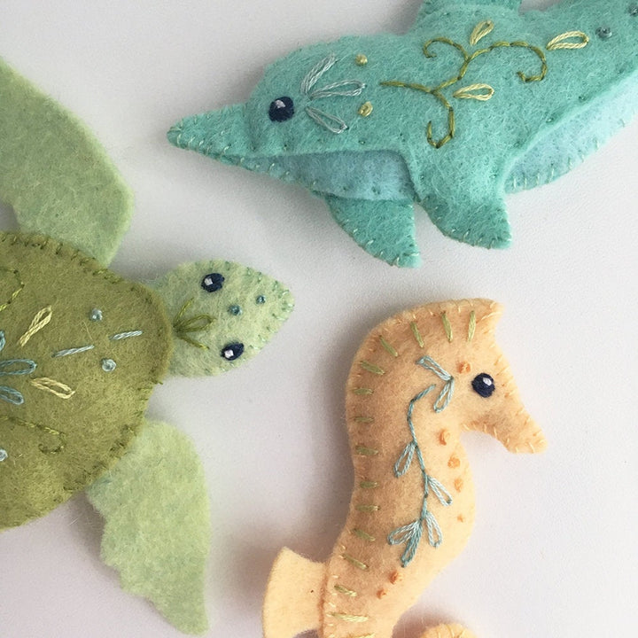 Felt Sea Creatures PDF Pattern