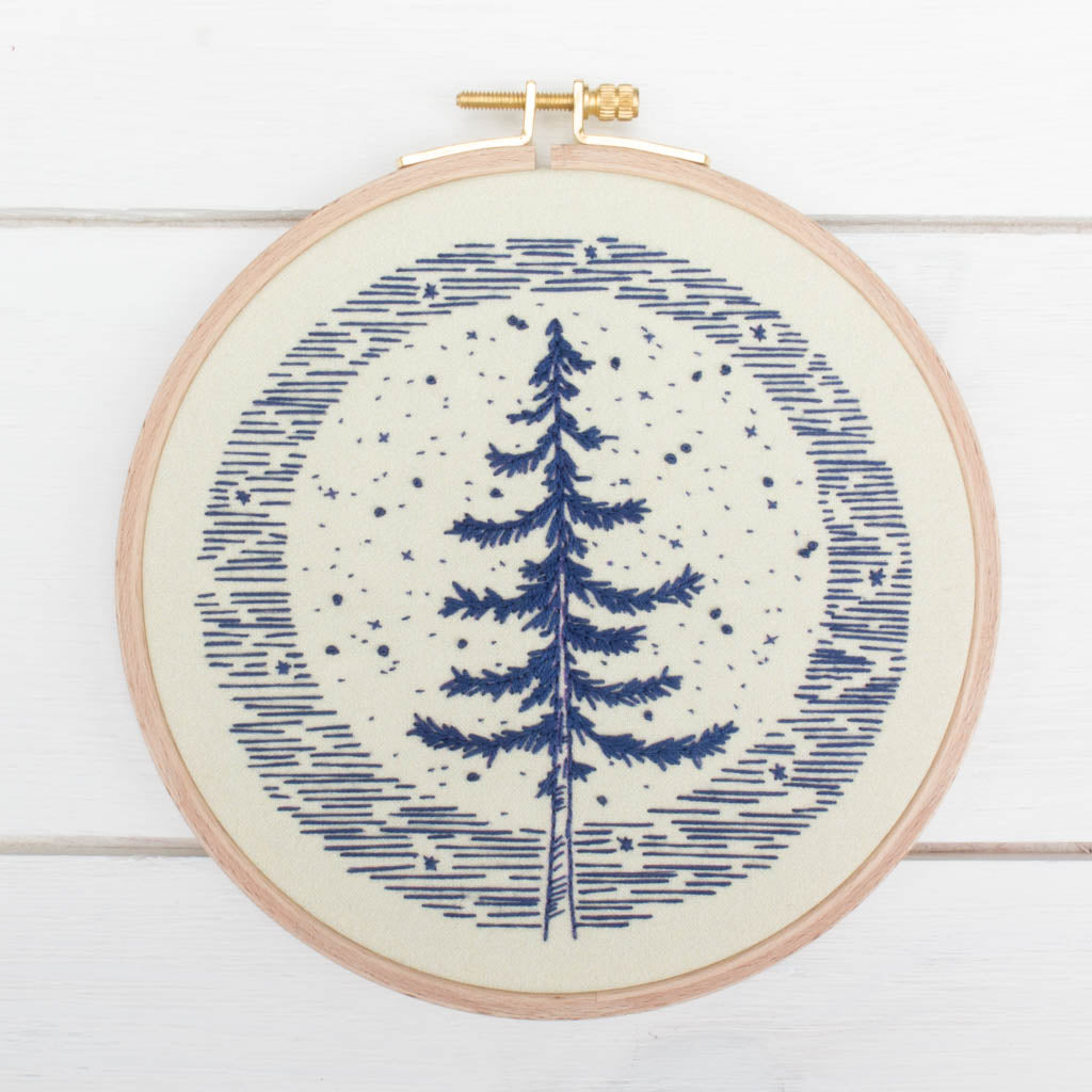 cozyblue Embroidery Pattern :: Moonlight Pine Patterns - Snuggly Monkey