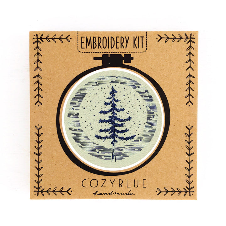 Moonlight Pine Embroidery Kit