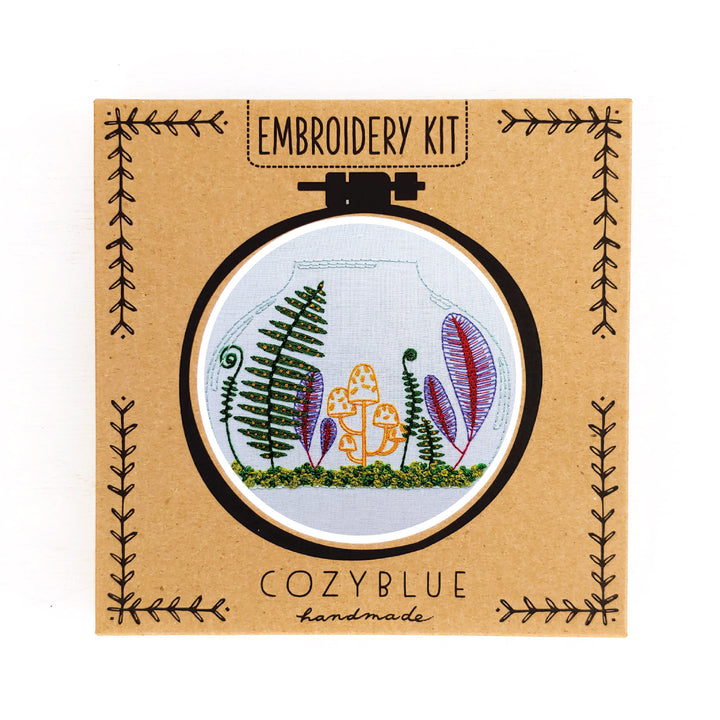 Summer Terrarium Embroidery Kit