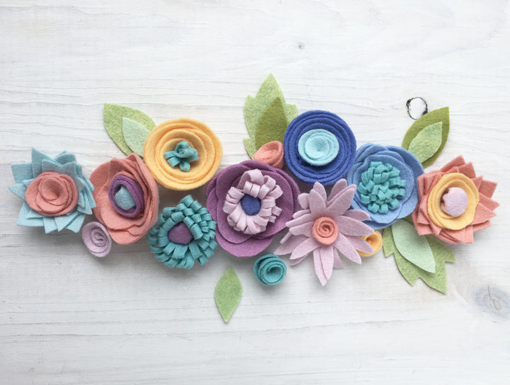 Felt Flowers PDF Pattern