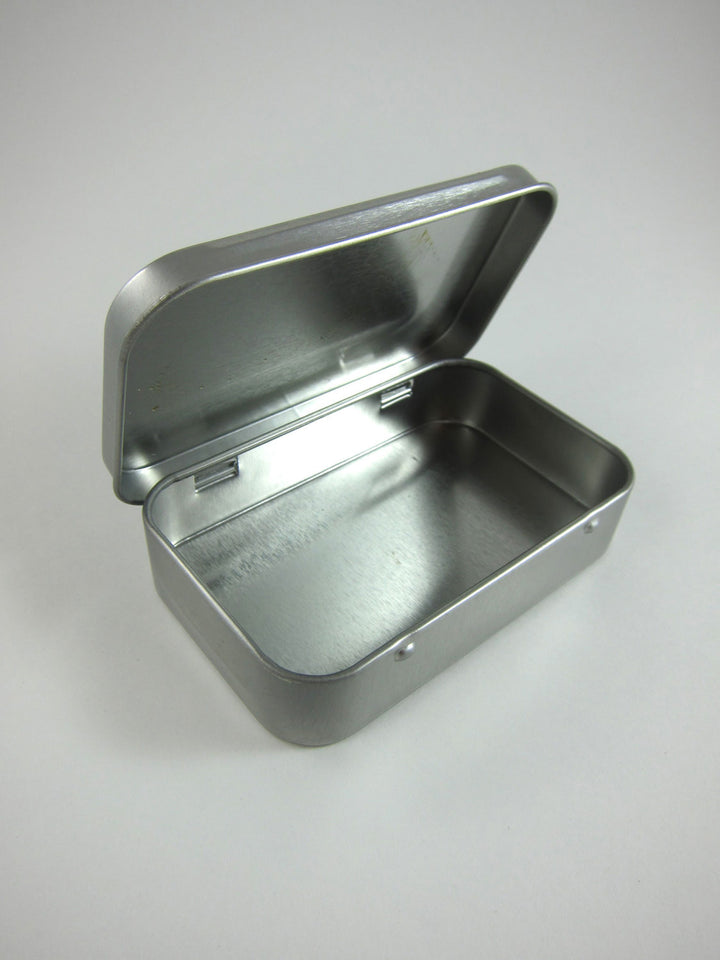 Steel Metal Tins - Hinged Rectangular Gift Boxes Boxes - Snuggly Monkey
