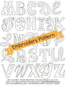 Sublime Stitching Epic Alphabet | Alphabet Iron On Embroidery Design Patterns - Snuggly Monkey