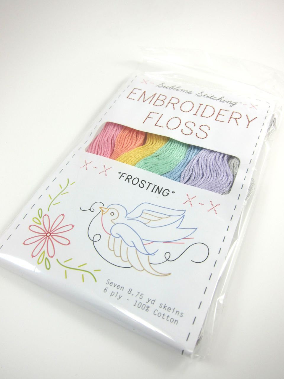 Pastel Embroidery Floss Set - Sublime Frosting Palette Floss - Snuggly Monkey