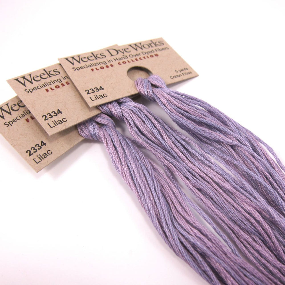 Weeks Dye Works Hand Over Dyed Embroidery Floss - Lilac (2334) Floss - Snuggly Monkey