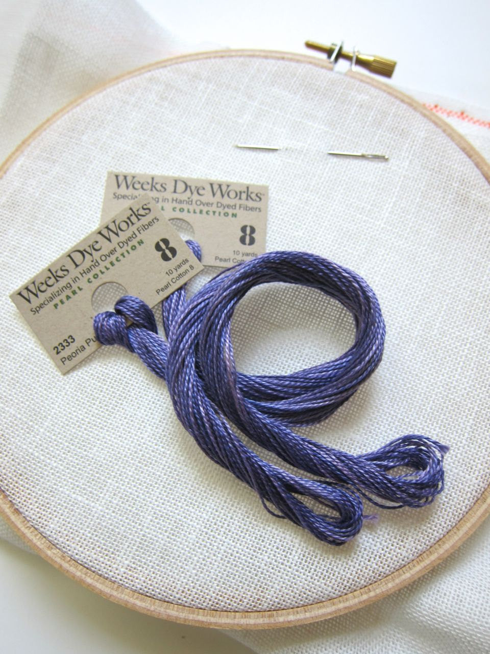 Peoria Purple Weeks Dye Works Perle Cotton - Size 8 Perle Cotton - Snuggly Monkey