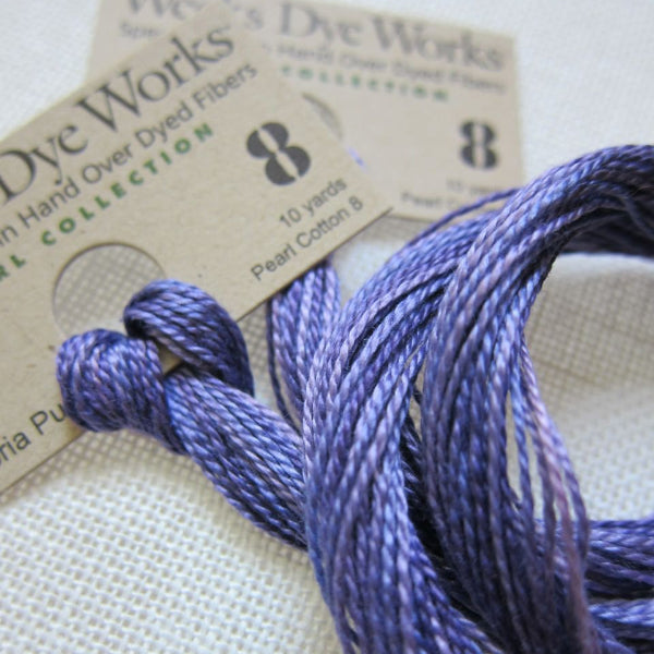 Peoria Purple Weeks Dye Works Perle Cotton - Size 8 Perle Cotton - Snuggly Monkey