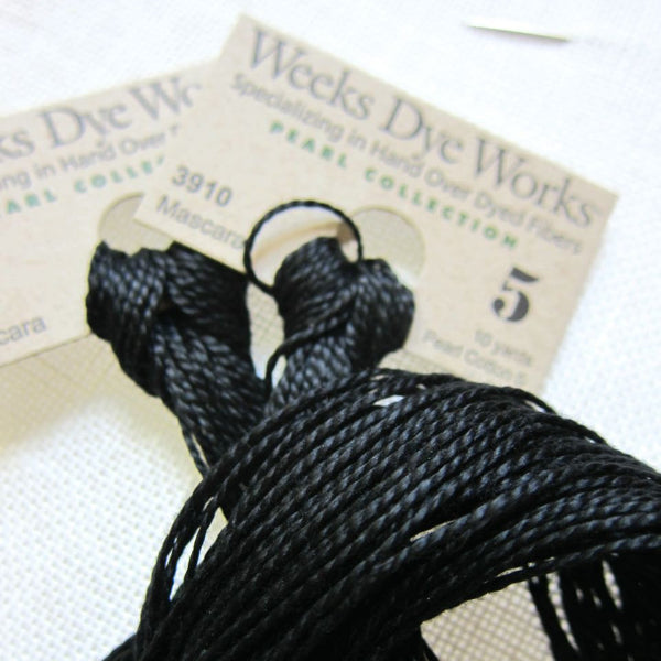 Weeks Dye Works Hand Over-Dyed Pearl Cotton - Size 5  Mascara Perle Cotton - Snuggly Monkey