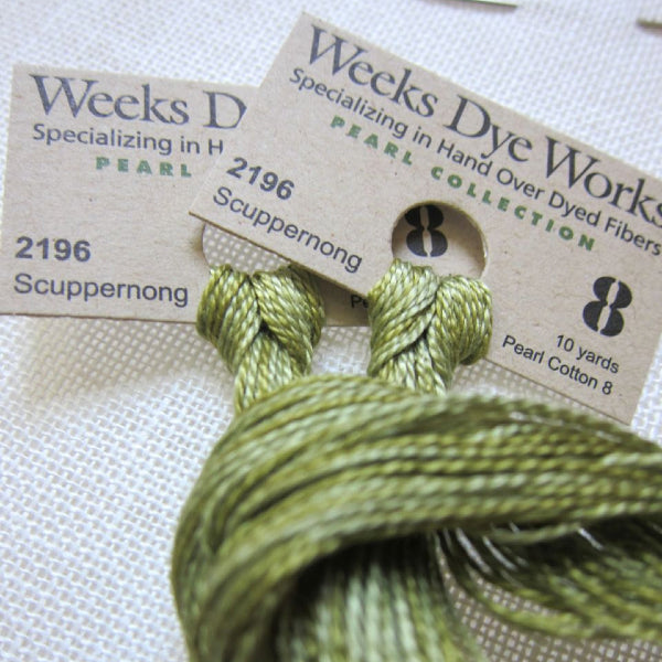 Pearl Cotton Thread - Weeks Dye Works Scuppernong (2196) Size 8 Perle Cotton - Snuggly Monkey