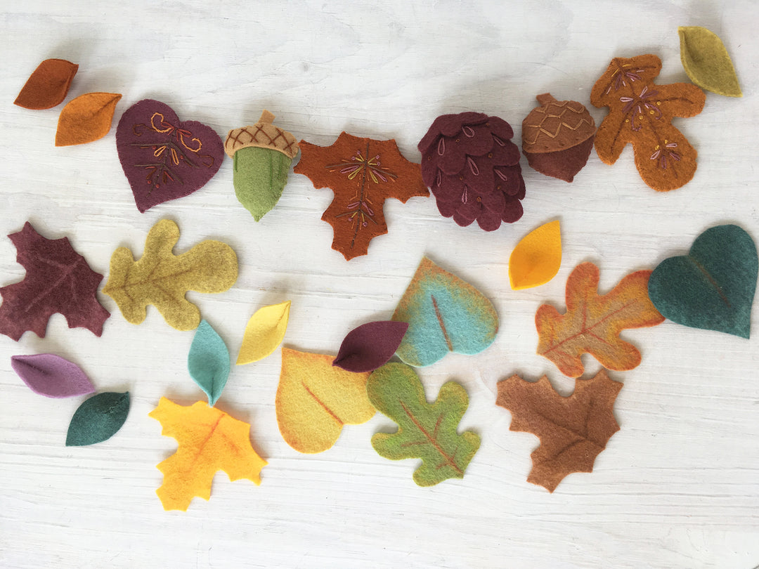 Fall Leaves Felt Stickers by Creatology™ 