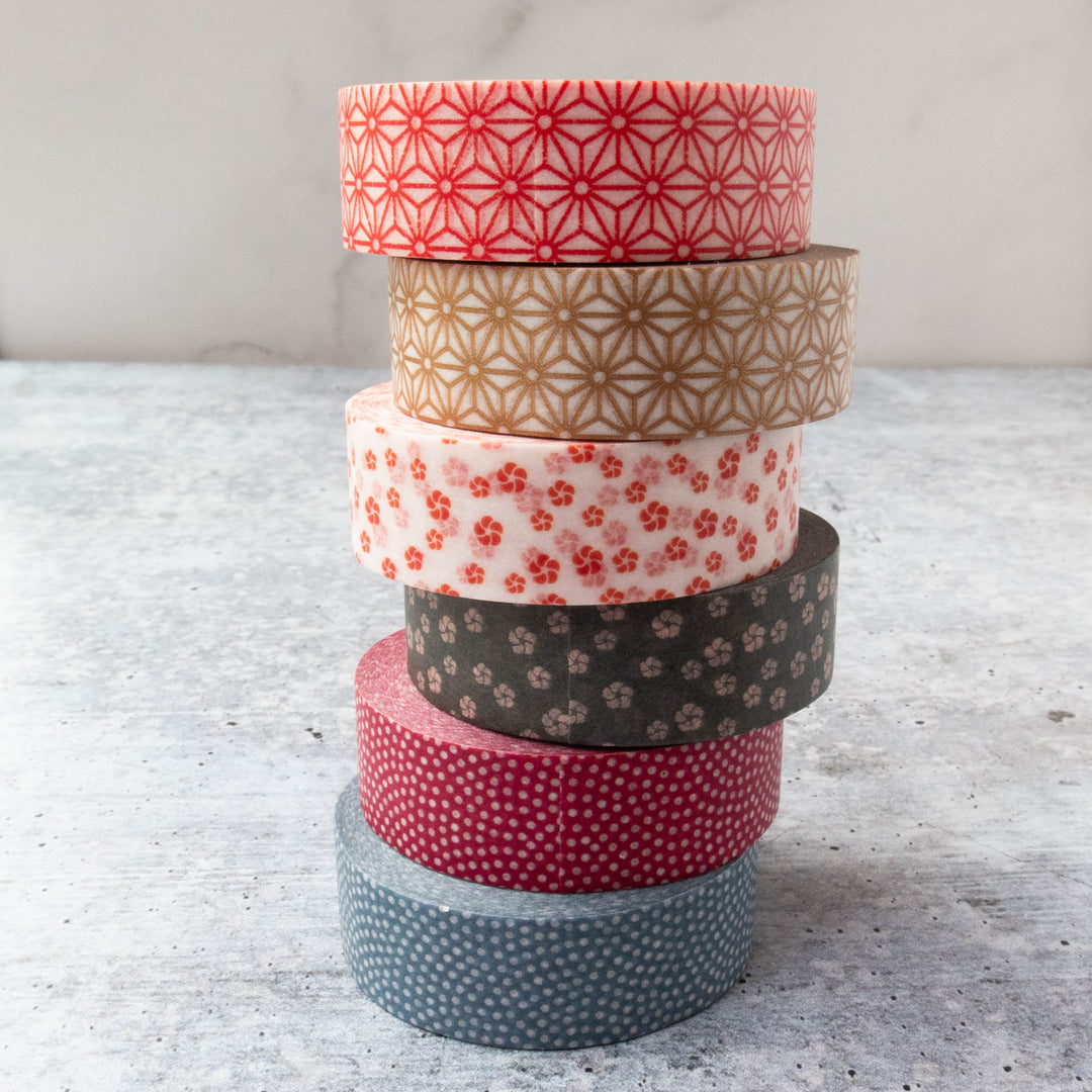 Japanese Washi Tape Collection - Thin Rainbow – Snuggly Monkey