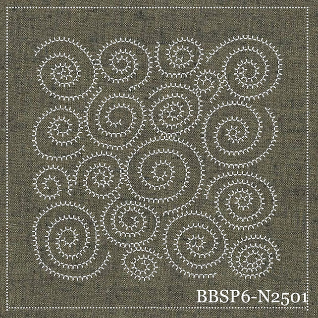 Nautilus Pre-Stenciled Sashiko Sampler