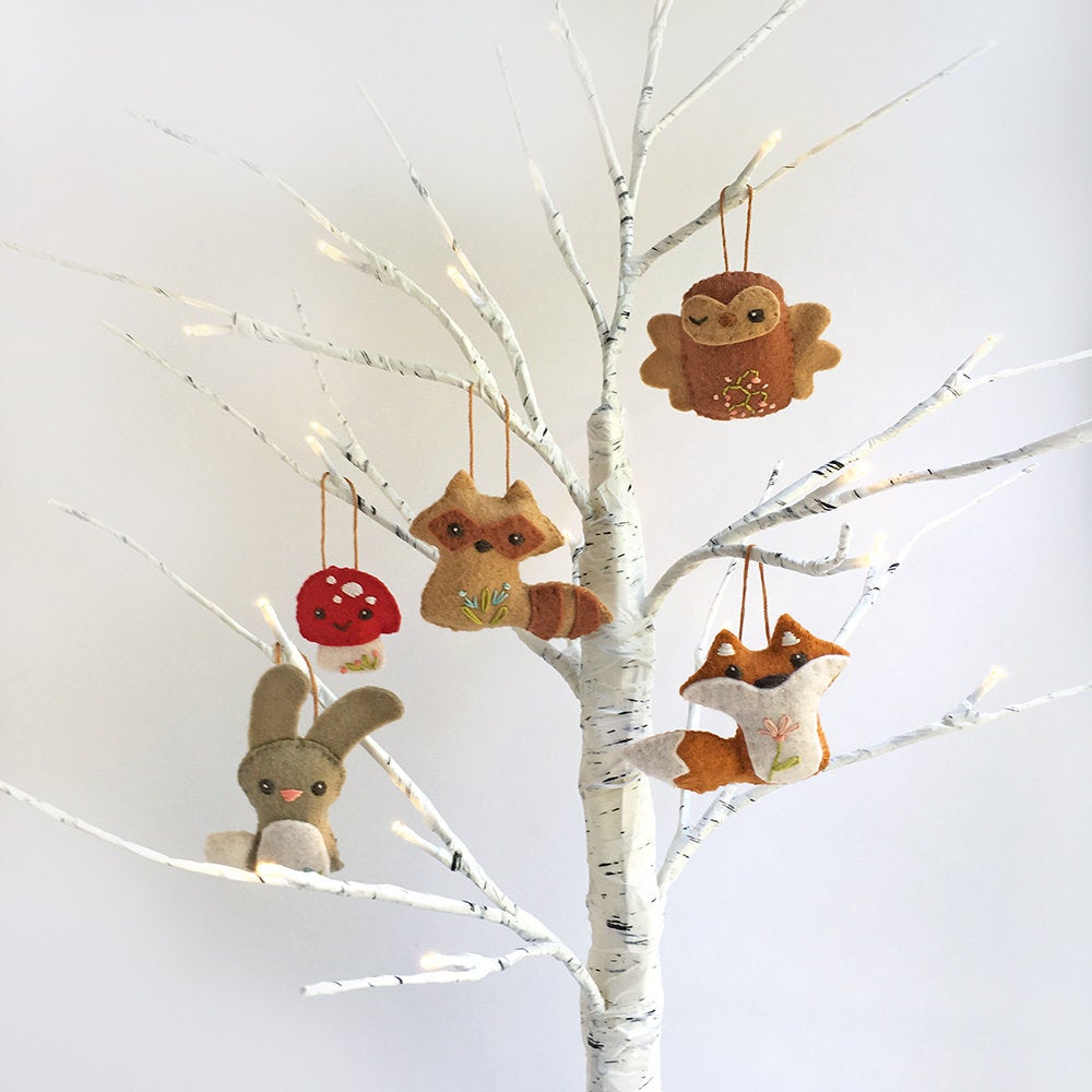 Felt Woodland Animals PDF Pattern – Snuggly Monkey felt-woodland-animals-pdf-pattern-snuggly-monkey