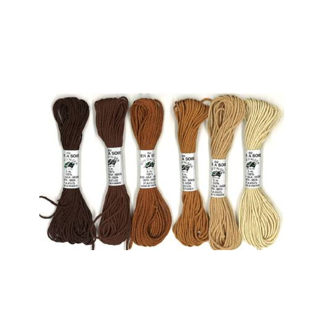 Soie D' Alger Thread Set - Browns