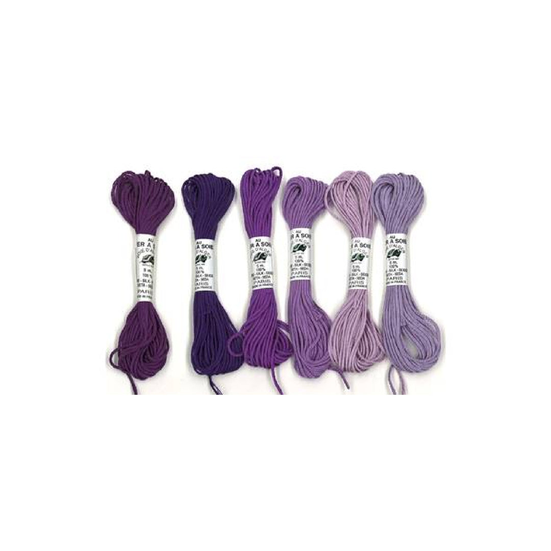 Soie D' Alger Thread Set -Violet