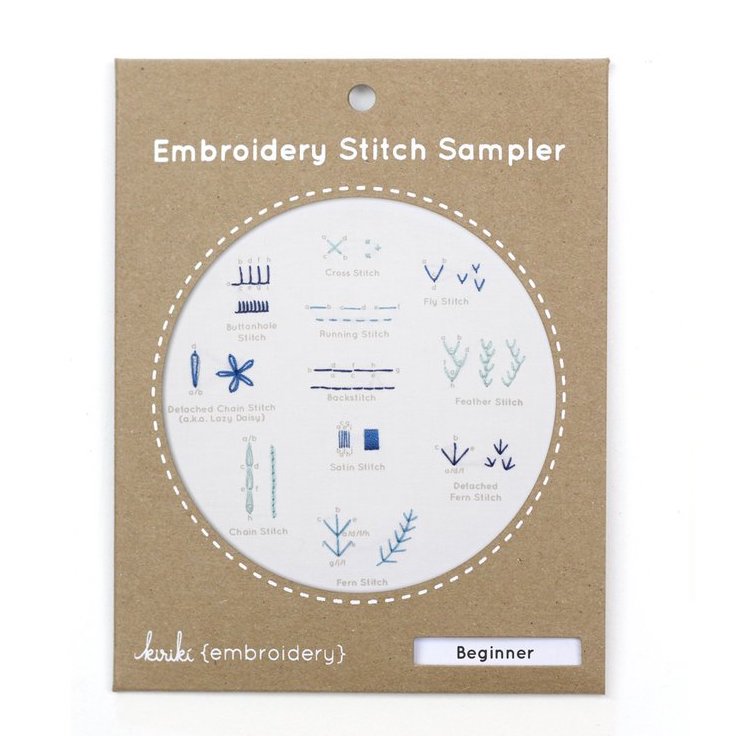Beginner Embroidery Stitch Sampler