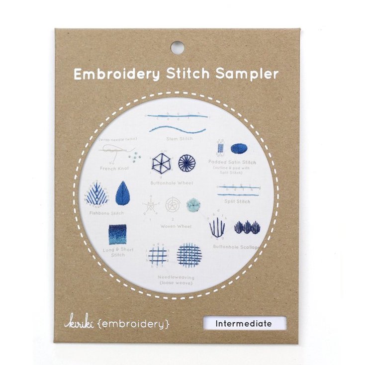 Intermediate Embroidery Stitch Sampler