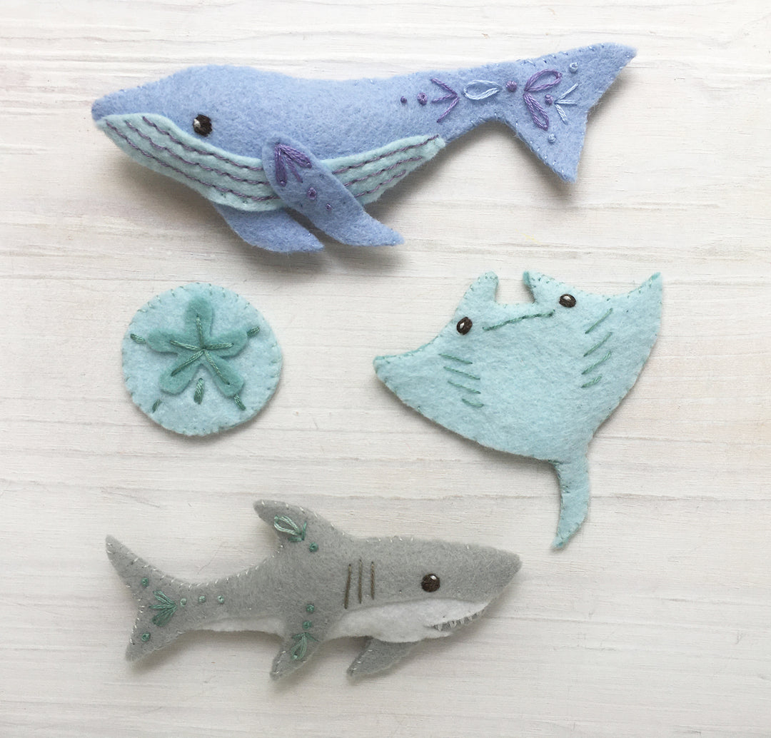 Felt Sea Creatures PDF Pattern