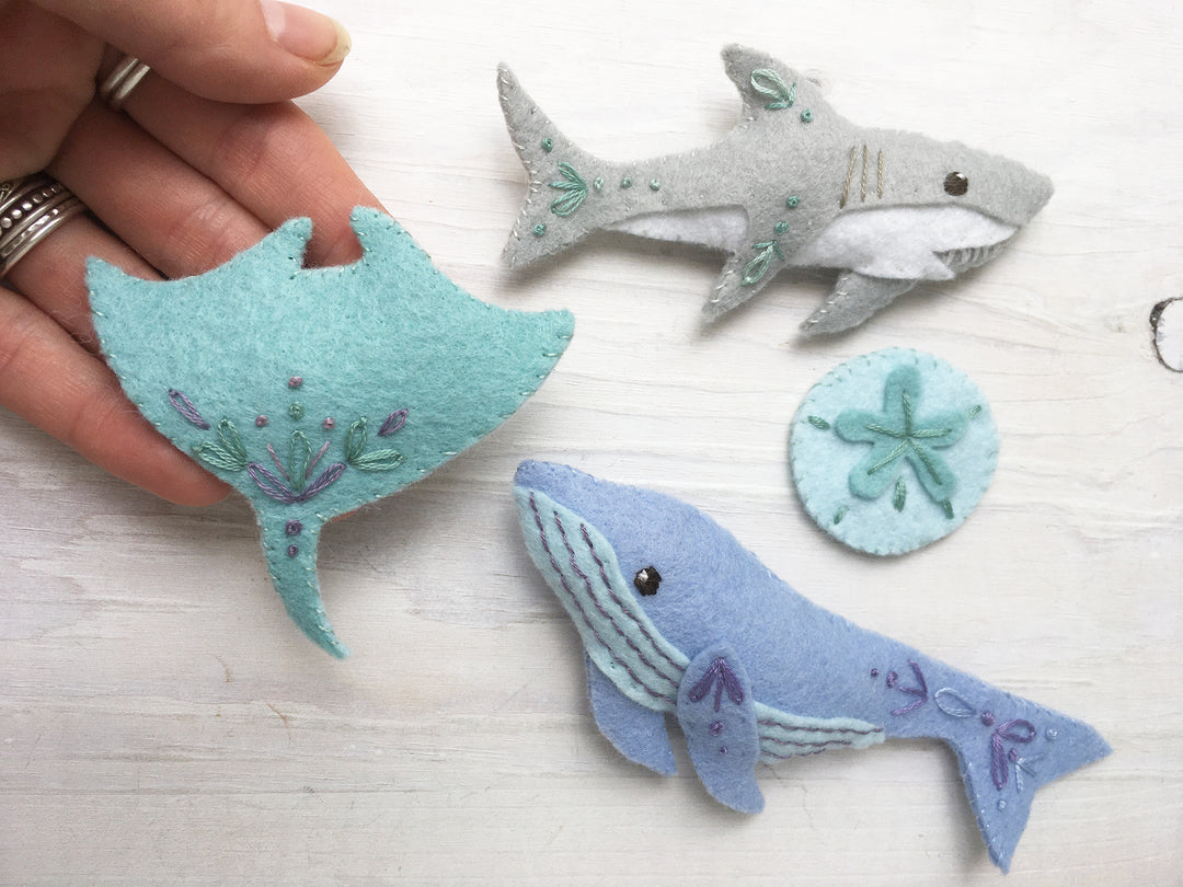 Felt Sea Creatures PDF Pattern