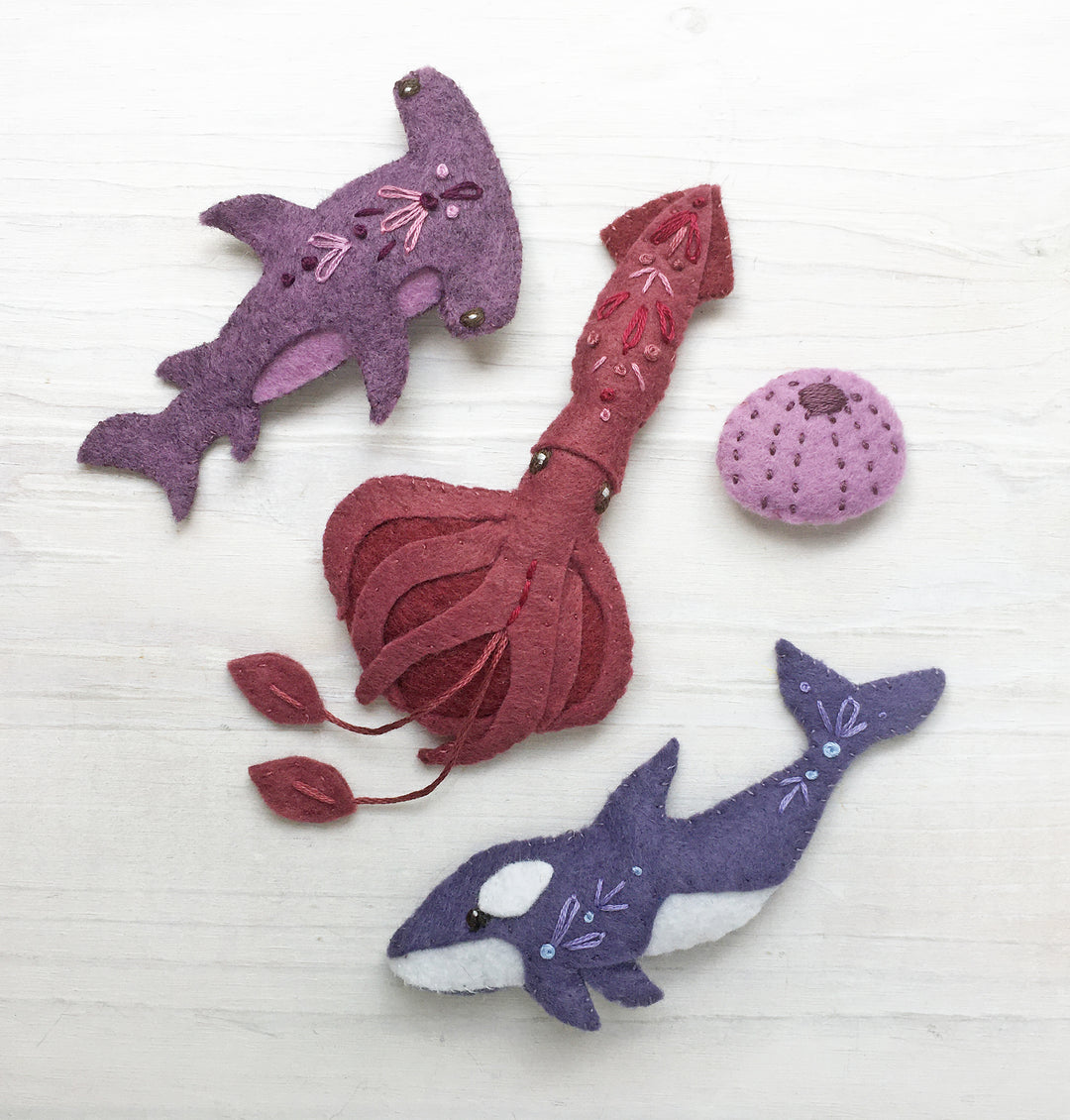 Felt Sea Creatures PDF Pattern