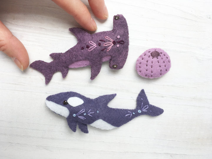 Felt Sea Creatures PDF Pattern