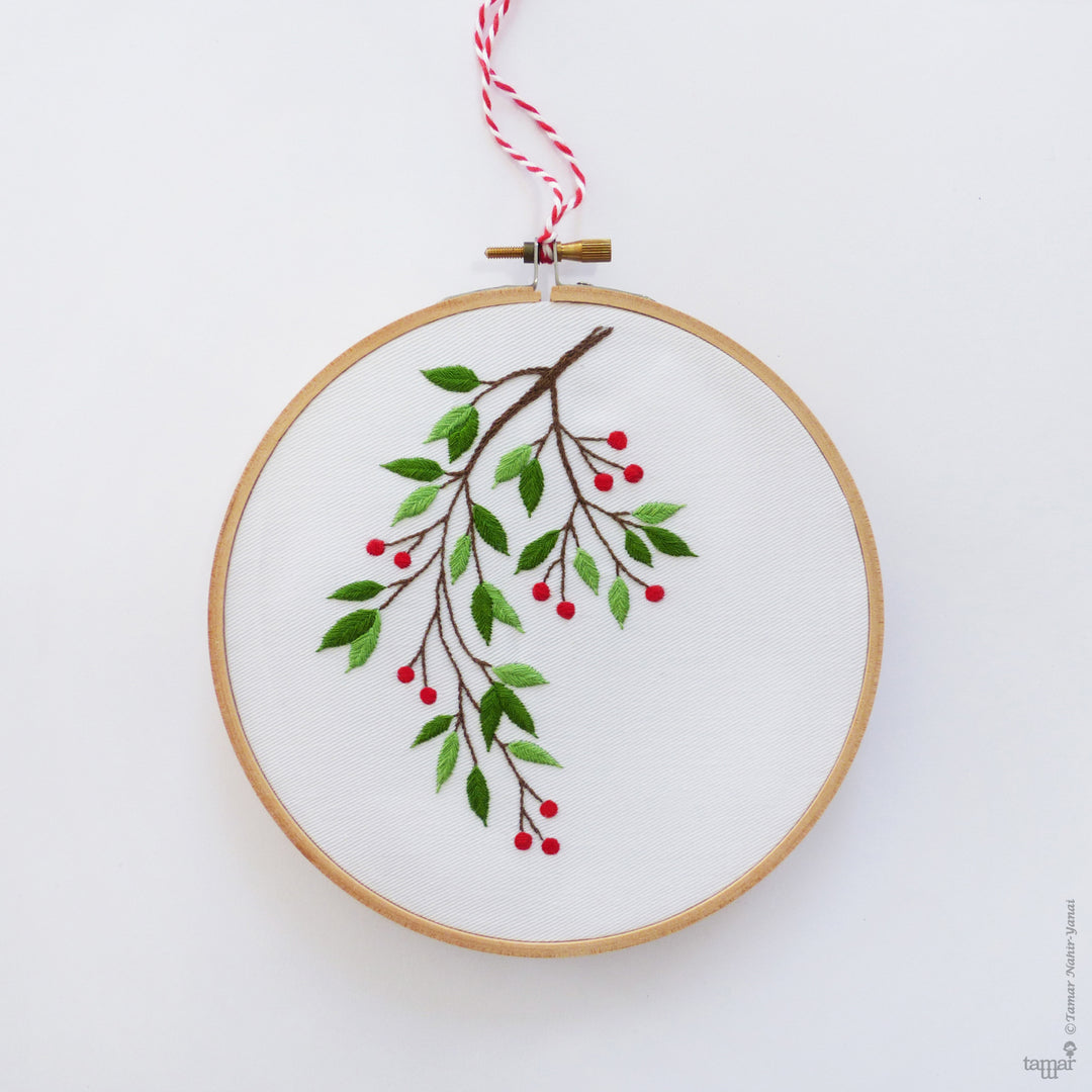 Mistletoe Embroidery Kit